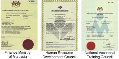 Certificates